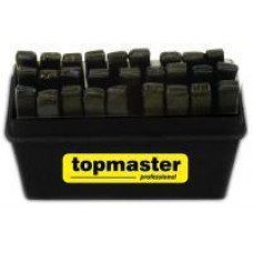 Trusa pansoane cu litere pentru gravare tabla CRV Topmaster Profesional